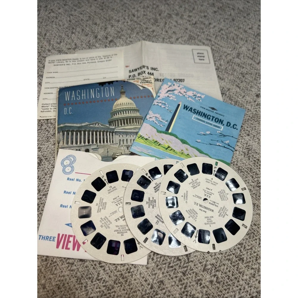 Sawyer's View Master Reel #A 790 Washington DC circa 1970s